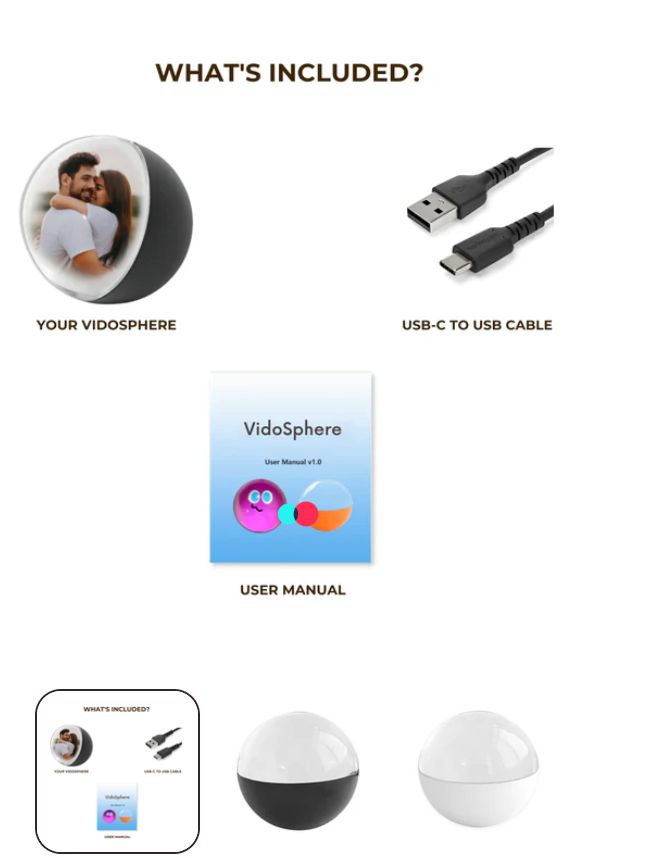 VidoSphere™ - Magic Video Sphere (compresa di scatola)