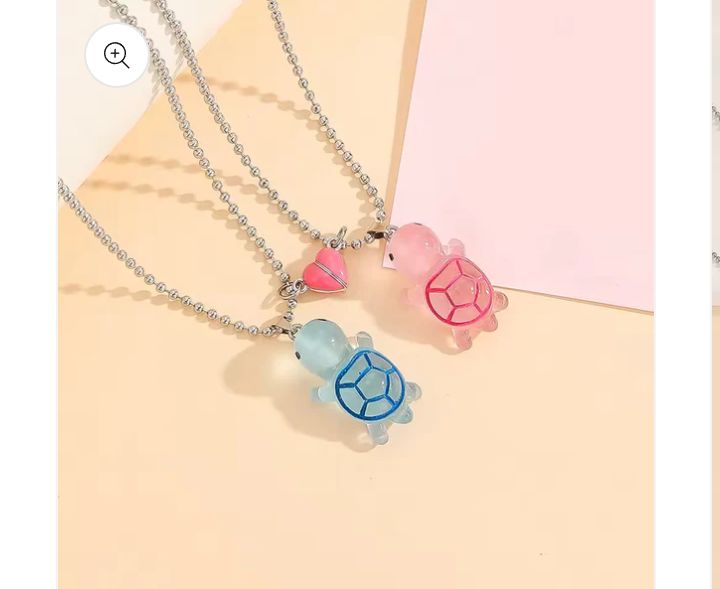 Turtle BFF Friendship Necklace