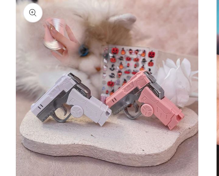 Elegant Fidget Lighter: Foldable Windproof Flame with Gyroscope for Stress Relief