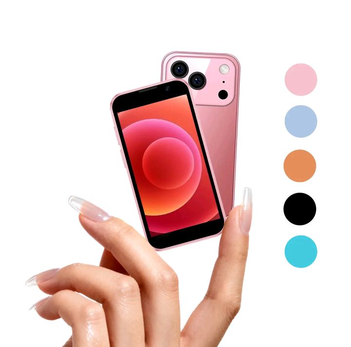 Telefono di backup per anziani e bambini - Compatto da 3,0", 2 GB di RAM, Dual SIM, batteria da 1000 mAh, mini smartphone semplice come dispositivo secondario