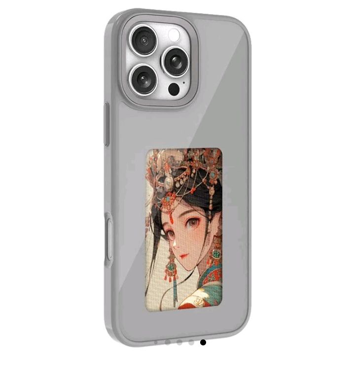 Custodia per telefono fai da te con inchiostro iPhone 11/12/13/14/15/16/17 Pro Max, Custodia personalizzata con proiezione fotografica intelligente tramite app, Personalizza la tua custodia per telefono