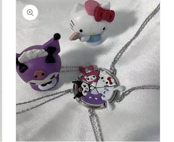 Saniro BFF Pizza Necklace Set for 5 Besties