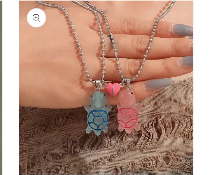 Turtle BFF Friendship Necklace