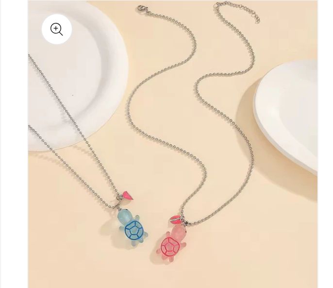 Turtle BFF Friendship Necklace